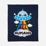 I Hate All Humans-none fleece blanket-NemiMakeit