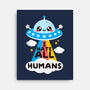 I Hate All Humans-none stretched canvas-NemiMakeit