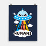 I Hate All Humans-none matte poster-NemiMakeit