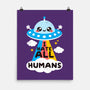 I Hate All Humans-none matte poster-NemiMakeit