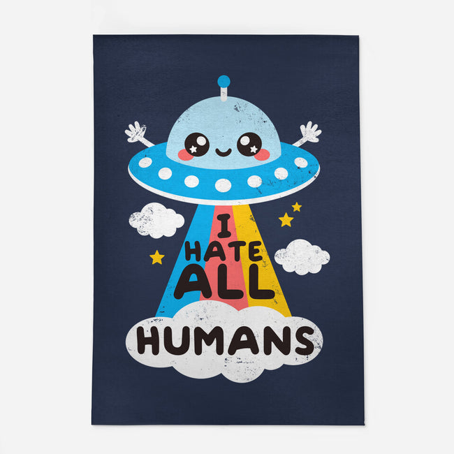 I Hate All Humans-none outdoor rug-NemiMakeit