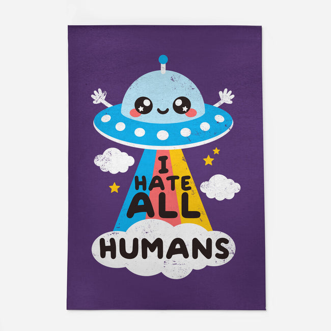 I Hate All Humans-none outdoor rug-NemiMakeit