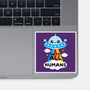 I Hate All Humans-none glossy sticker-NemiMakeit