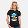 I Hate All Humans-womens fitted tee-NemiMakeit