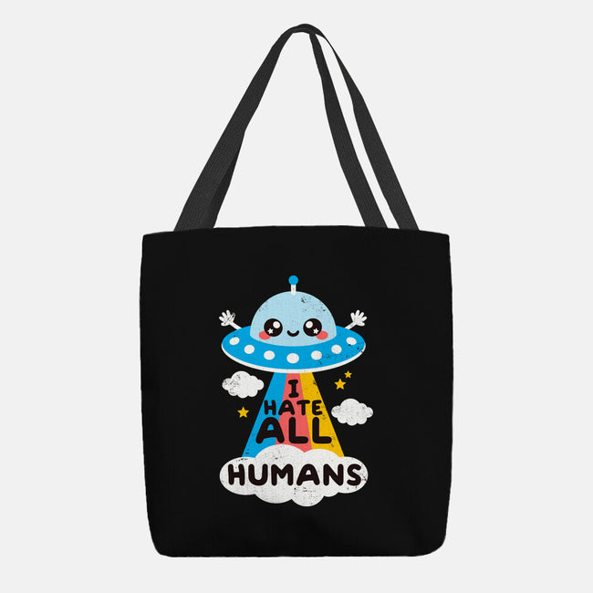 I Hate All Humans-none basic tote-NemiMakeit