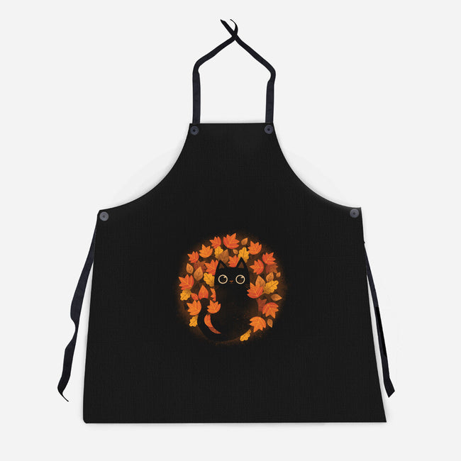 Autumn Cat-unisex kitchen apron-ricolaa