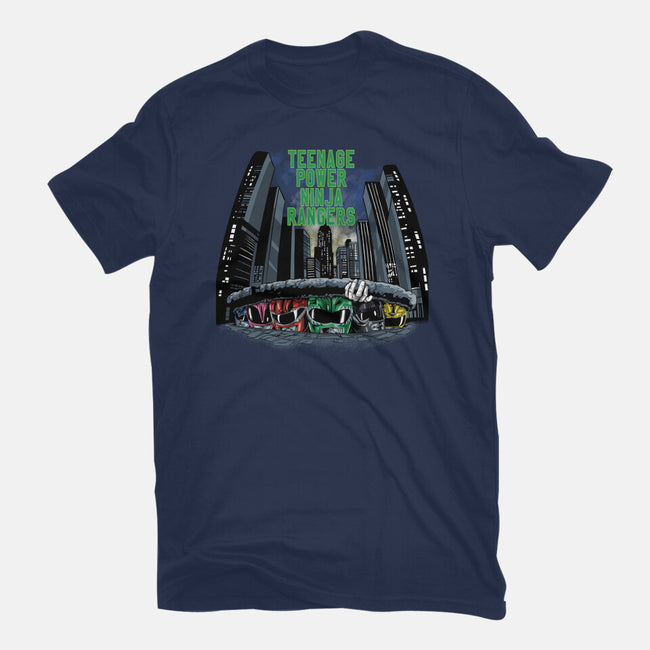 Teenage Power Ninja Rangers-mens heavyweight tee-zascanauta