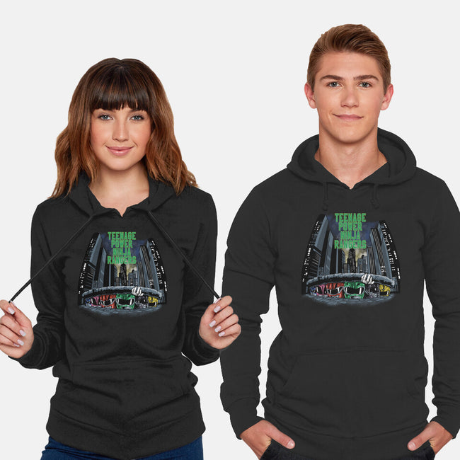 Teenage Power Ninja Rangers-unisex pullover sweatshirt-zascanauta