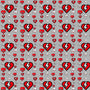 Heartattack-none all over print duffle bag-bradleyheal