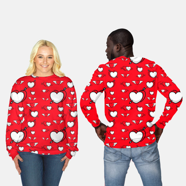 Heartstruck-unisex all over print crew neck sweatshirt-bradleyheal