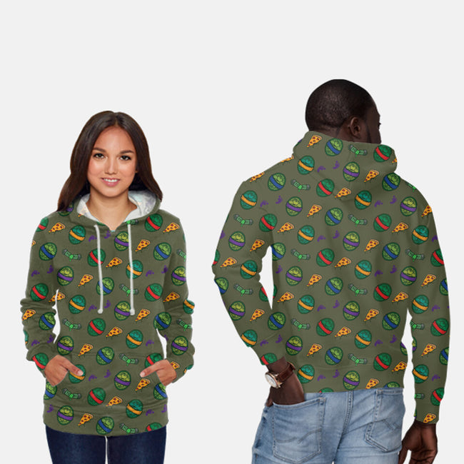 Heroes in a Half Shell-unisex all over print pullover sweatshirt-Beware_1984