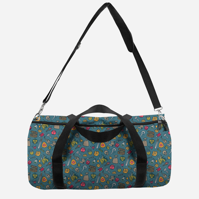 Play the Roll-none all over print duffle bag-Beware_1984
