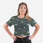 Springtime Spirits-womens all over print cropped tee-Kat_Haynes