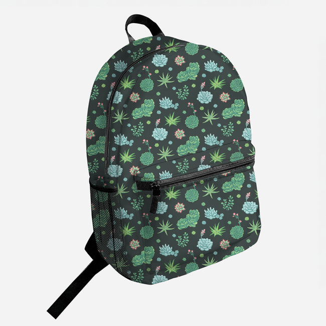 Succulents-none all over print backpack bag-Kat_Haynes