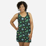 Succulents-womens all over print racerback dress-Kat_Haynes