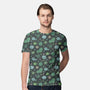 Succulents-mens all over print crew neck tee-Kat_Haynes