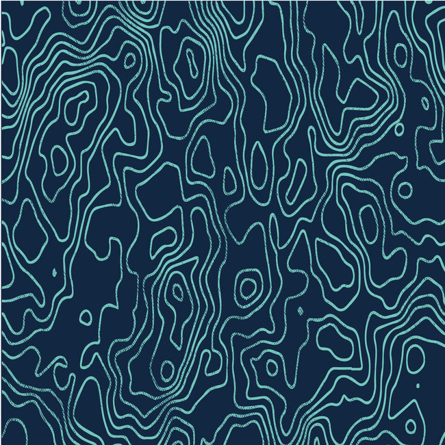 Topographical-womens all over print racerback dress-Beware_1984