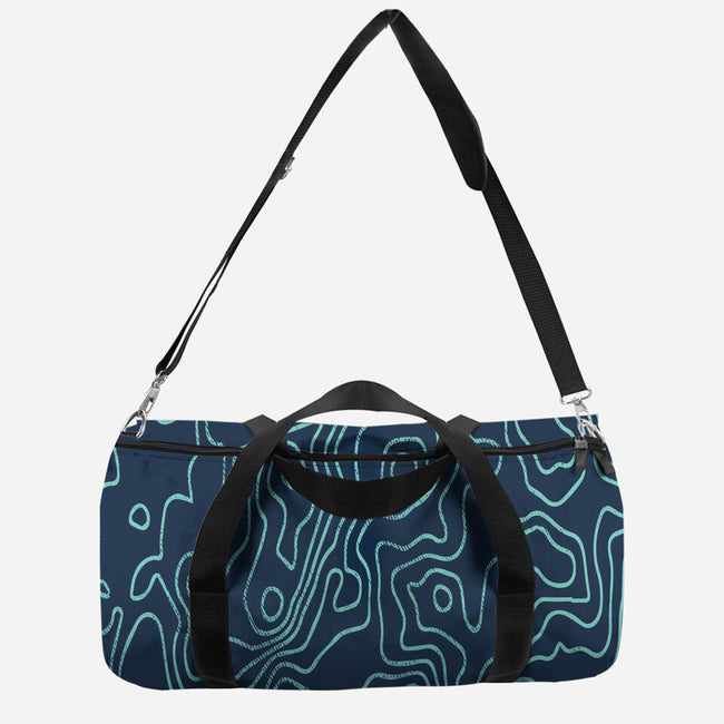 Topographical-none all over print duffle bag-Beware_1984