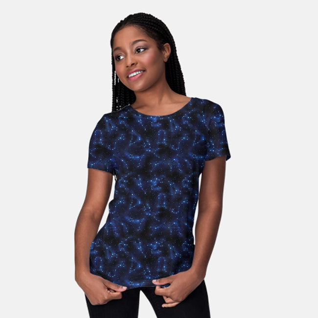 What's Your Sign-womens all over print crew neck tee-Kat_Haynes