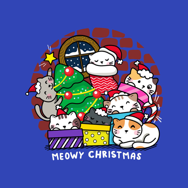 Merry Catmas-none stretched canvas-krisren28