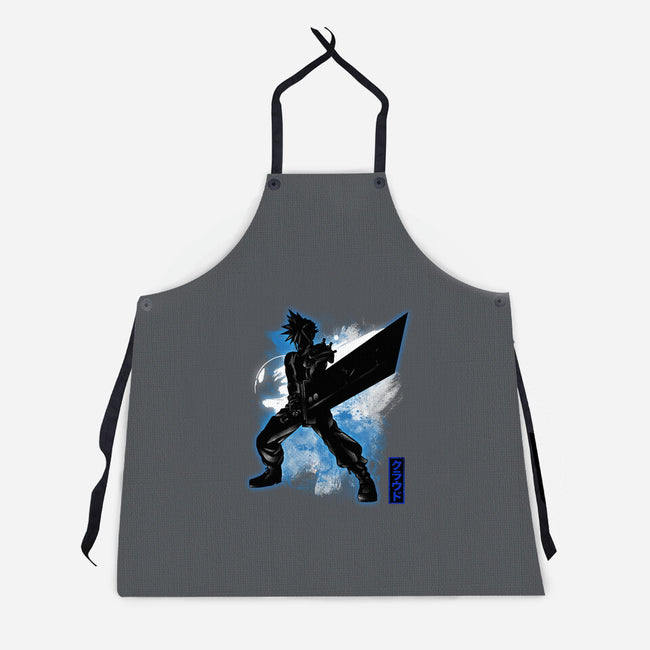 Cosmic Ex-Soldier-unisex kitchen apron-fanfreak1