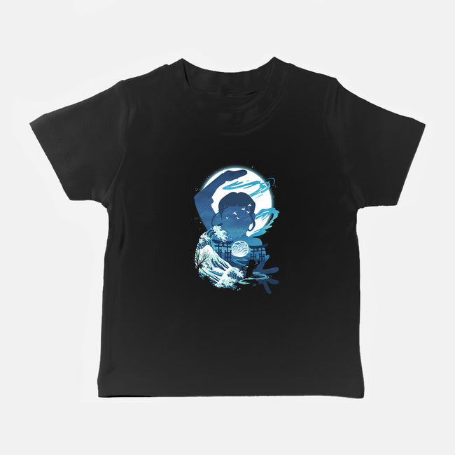 Waterbender Landscape-baby basic tee-dandingeroz