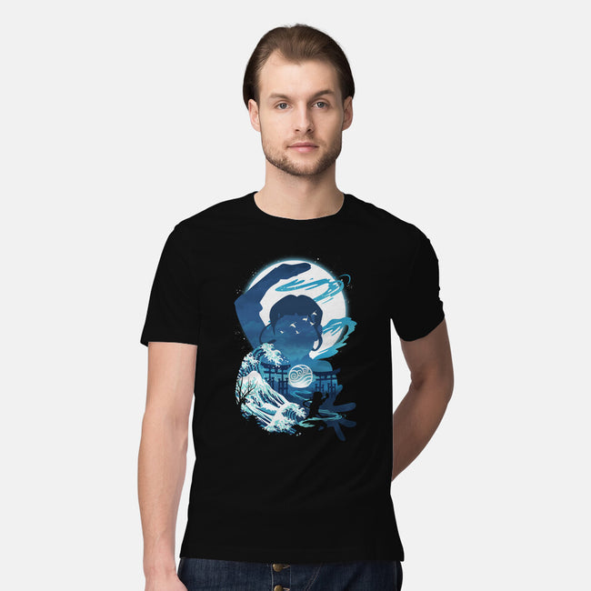 Waterbender Landscape-mens premium tee-dandingeroz