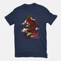 The Dice Dragon-womens basic tee-ShirtGoblin