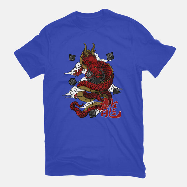 The Dice Dragon-mens basic tee-ShirtGoblin