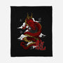 The Dice Dragon-none fleece blanket-ShirtGoblin