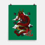 The Dice Dragon-none matte poster-ShirtGoblin