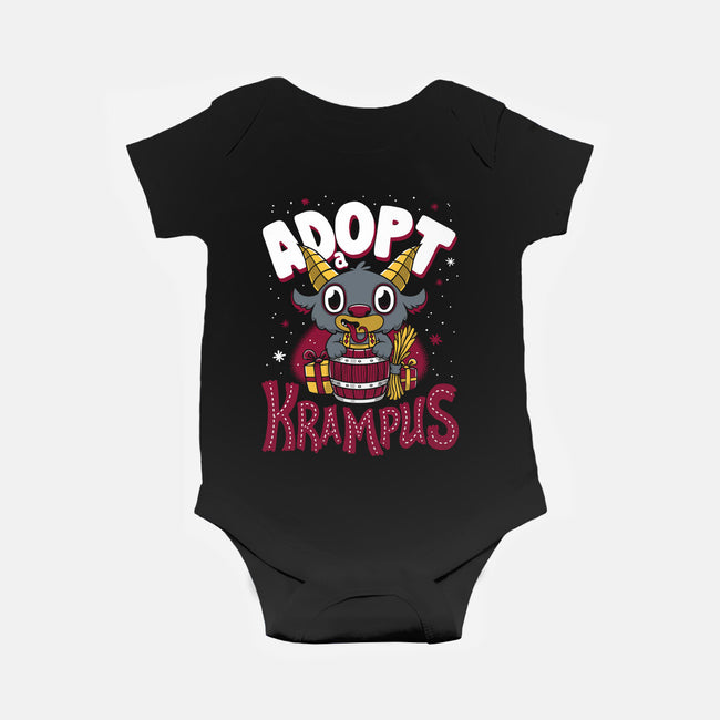 Adopt a Krampus-baby basic onesie-Nemons