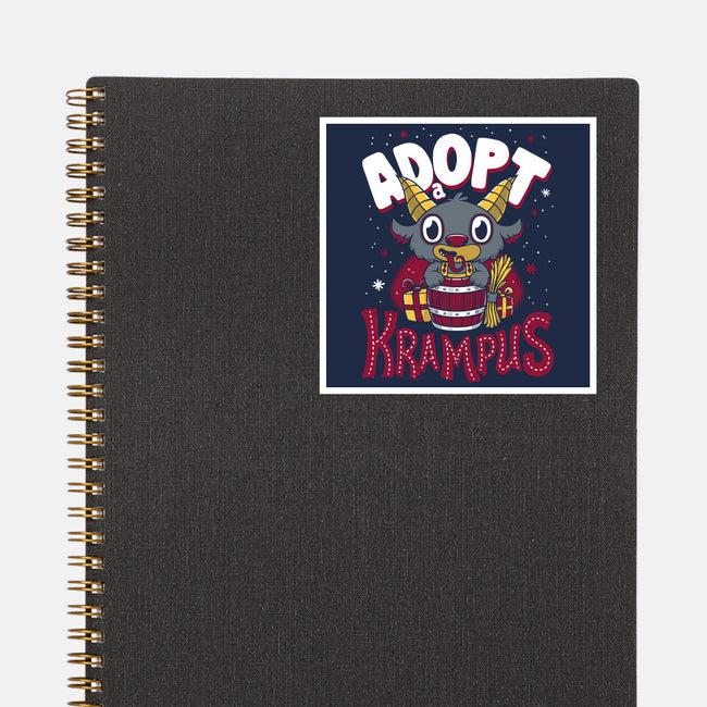 Adopt a Krampus-none glossy sticker-Nemons