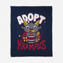 Adopt a Krampus-none fleece blanket-Nemons