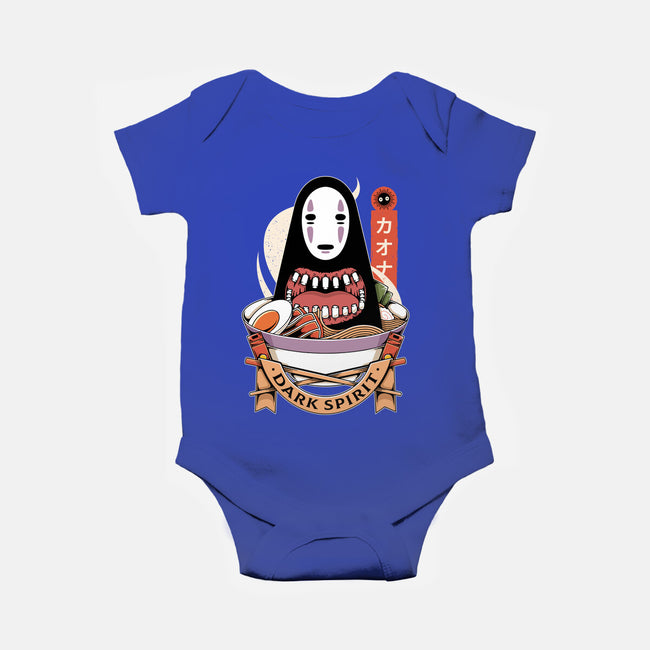 Dark Spirit Ramen-baby basic onesie-Alundrart