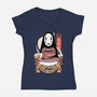 Dark Spirit Ramen-womens v-neck tee-Alundrart