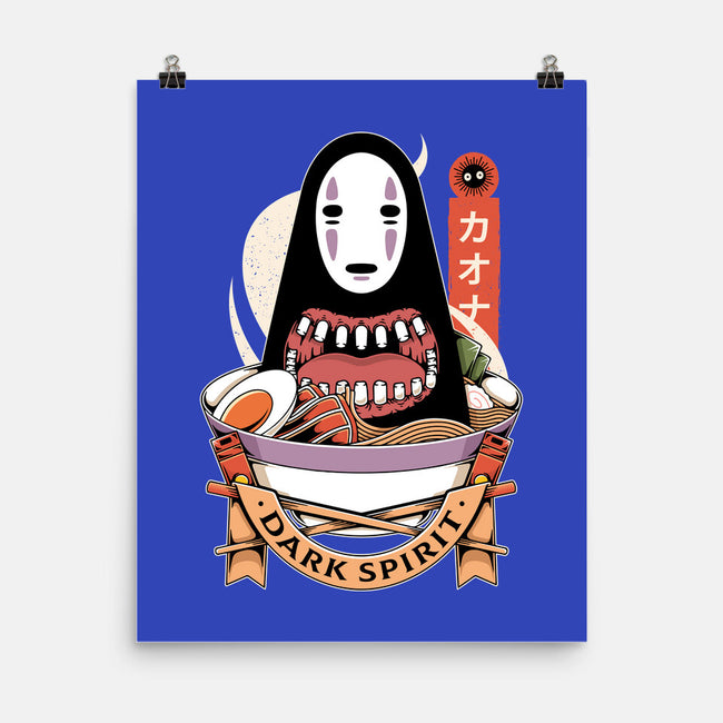 Dark Spirit Ramen-none matte poster-Alundrart