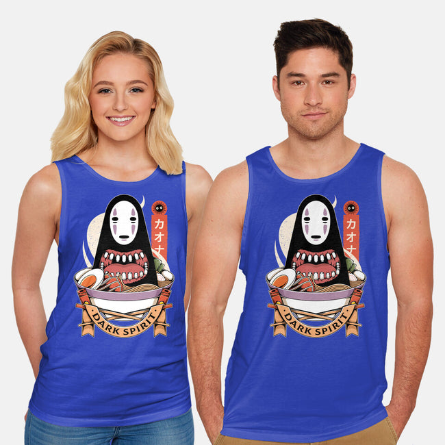 Dark Spirit Ramen-unisex basic tank-Alundrart