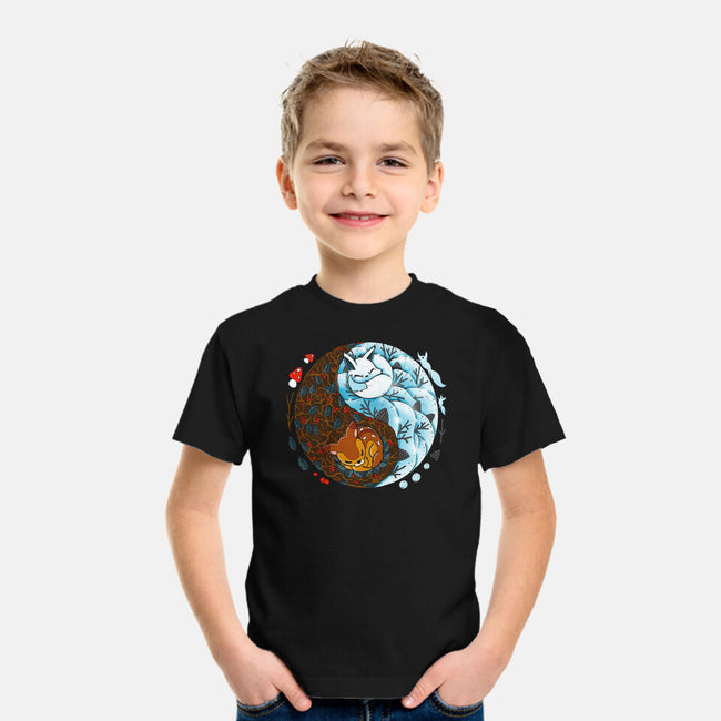 Winter Buddies-youth basic tee-Vallina84