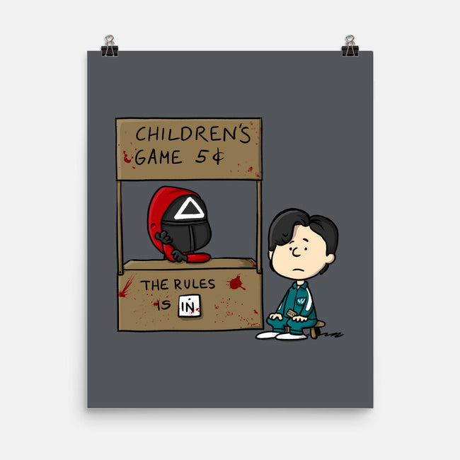 Childrens Game-none matte poster-MarianoSan