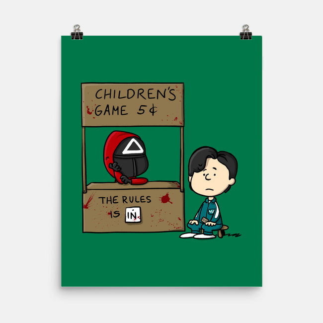 Childrens Game-none matte poster-MarianoSan