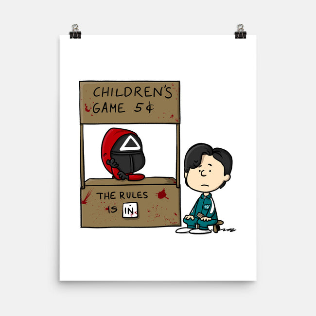 Childrens Game-none matte poster-MarianoSan