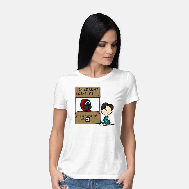 Childrens Game-womens basic tee-MarianoSan