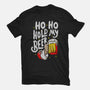 Ho Ho Hold My Beer-mens basic tee-eduely
