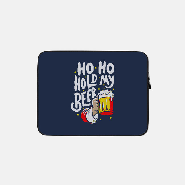 Ho Ho Hold My Beer-none zippered laptop sleeve-eduely