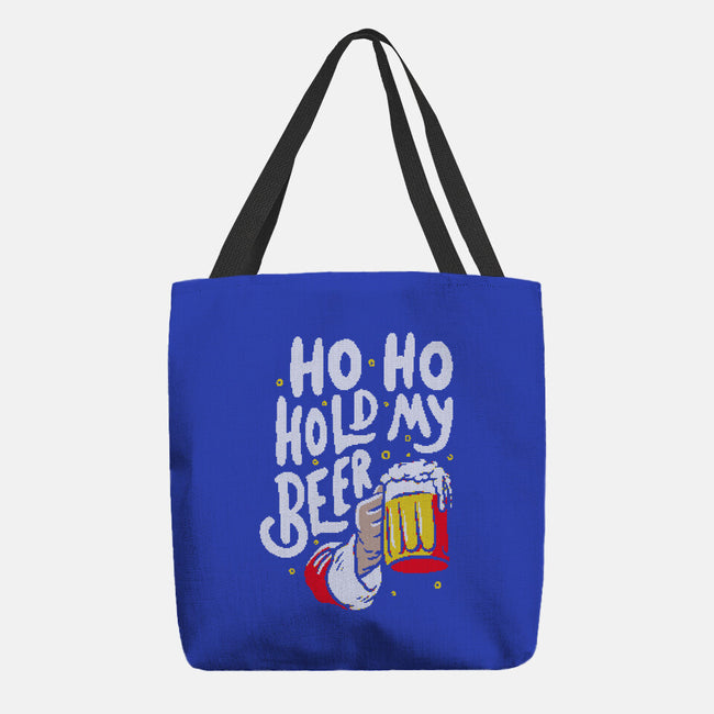 Ho Ho Hold My Beer-none basic tote-eduely