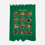 12 Days Of Catmas-none polyester shower curtain-krisren28