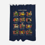 12 Days Of Catmas-none polyester shower curtain-krisren28