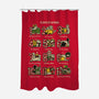 12 Days Of Catmas-none polyester shower curtain-krisren28