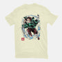 Tanjiro Sumi-E-mens basic tee-DrMonekers
